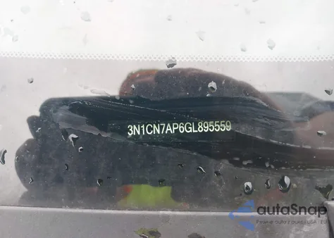 2016 Nissan Versa 1.6 S/1.6 S+/1.6 Sl/1.6 Sv z USA, uszkodzony, nr VIN 3N1CN7AP6GL895559